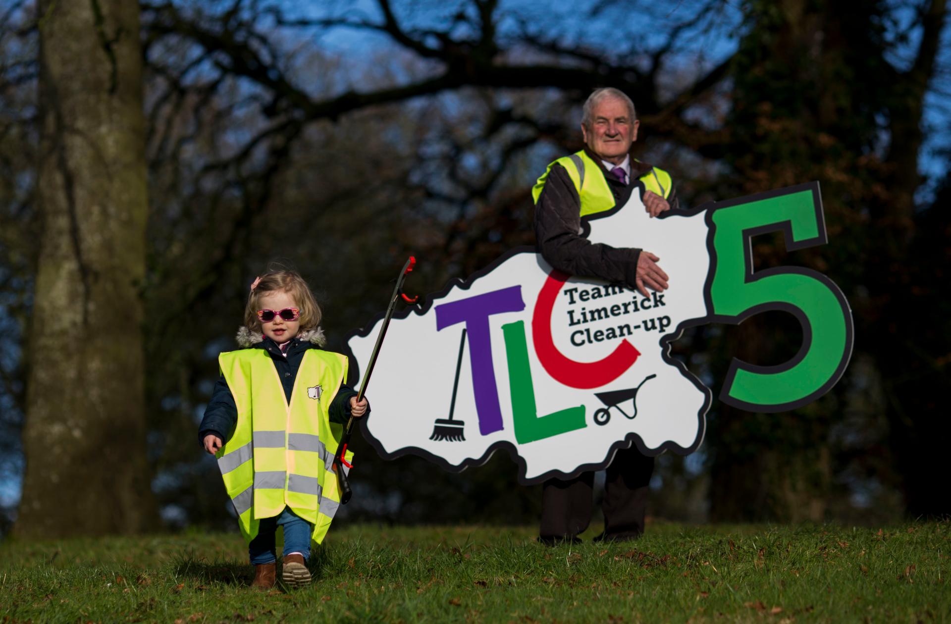 A man and small girl launch TLC5