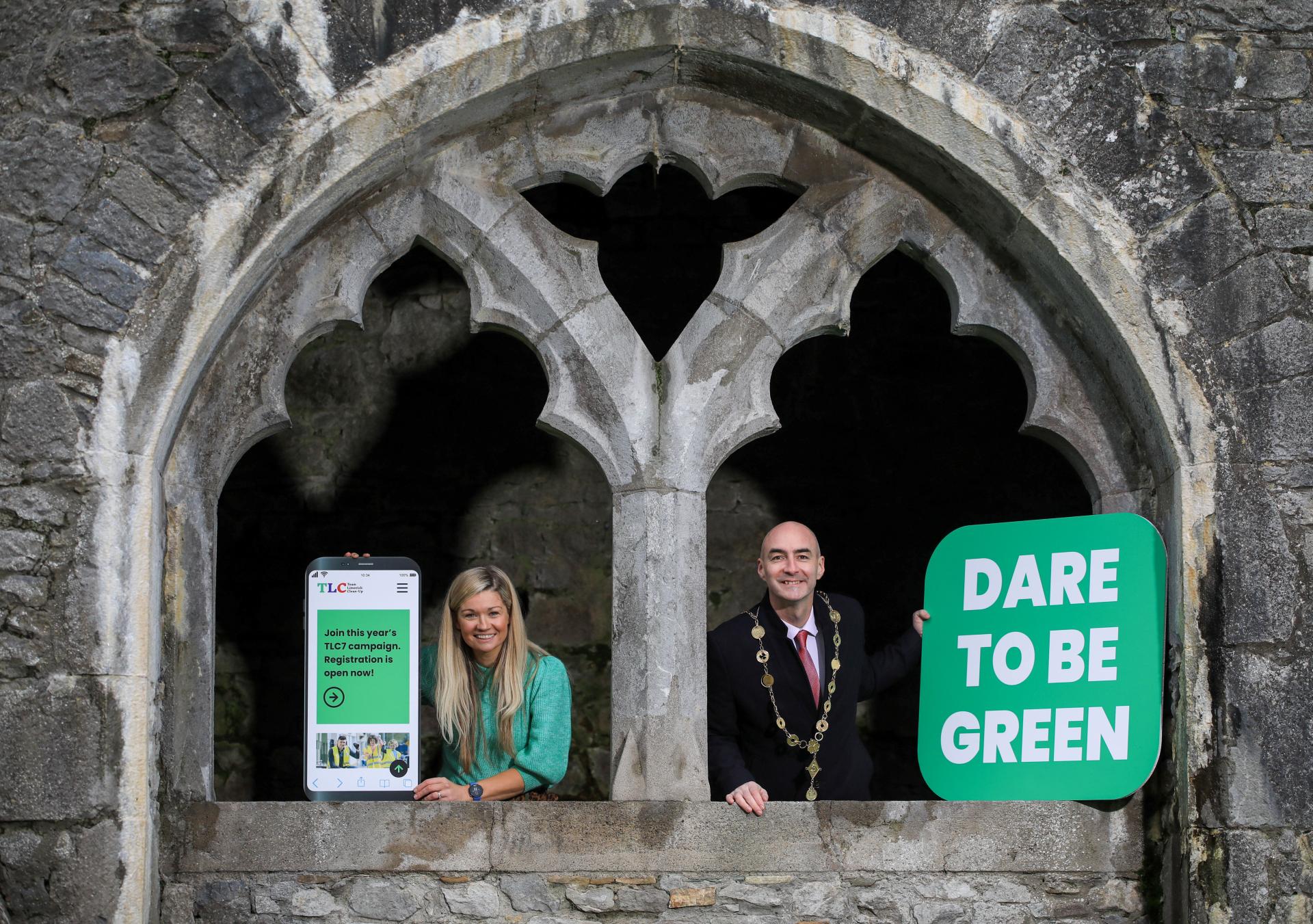 Aoife Sheehan and Mayor of Limerick Cllr. Daniel Butler